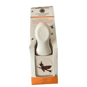 Martha Stewart Flying Witch Craft Punch NEW‎ Sealed Halloween M230541